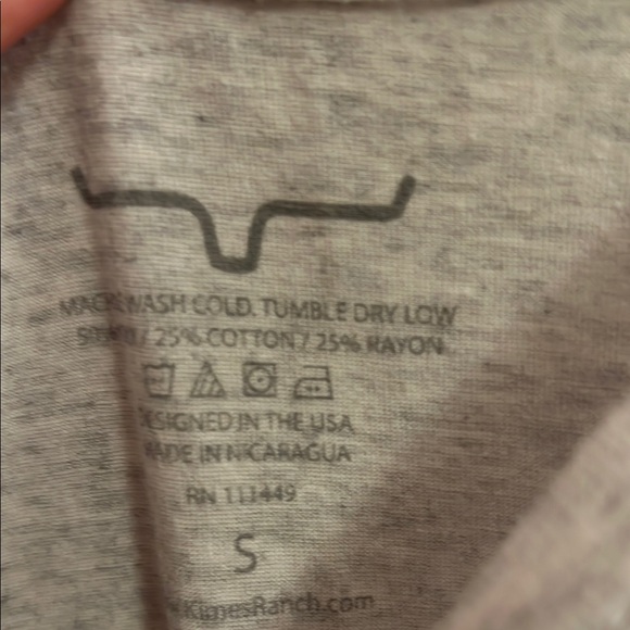 Kimes Ranch lightweight Gray Graphic T-Shirt - Picture 2 of 7